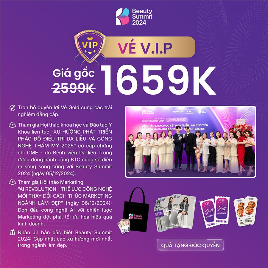 Ưu đãi dành cho hạng vé VIP