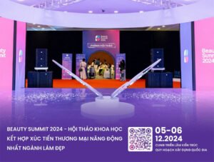 Không khí sôi động tại khu vực Check-In A.I ấn tượng cùng Beauty Summit 2024