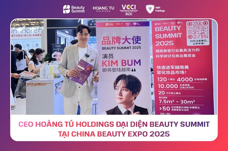 ceo than minh hoang dai dien beauty summit tai china beauty