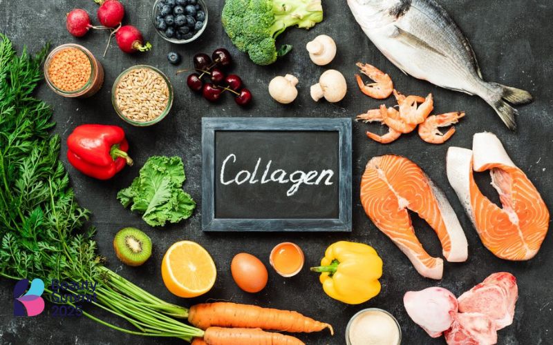 Chế độ dinh dưỡng hợp lý giúp kích thích tăng sinh collagen cho cơ thể Chế độ dinh dưỡng hợp lý giúp kích thích tăng sinh collagen cho cơ thể