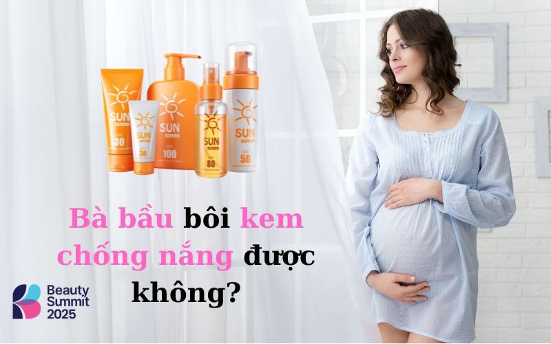 Mẹ bầu bôi kem chống nắng được không? Mẹ bầu bôi kem chống nắng được không?