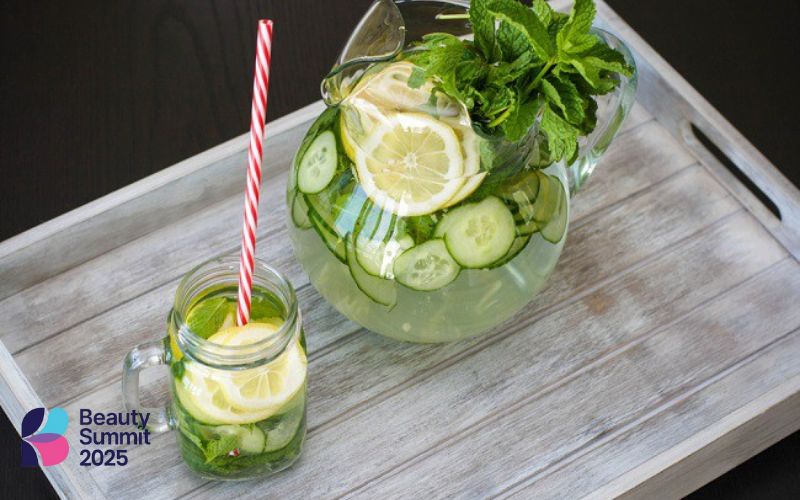 Nước uống thải độc đẹp da detox chanh và dưa chuột Nước uống thải độc đẹp da detox chanh và dưa chuột