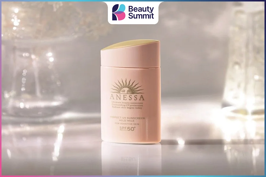 Kem chống nắng vật l&yacute; cho b&agrave; bầu Anessa Mild Milk