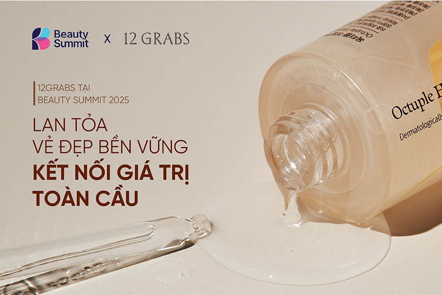 12GRABS ra mắt tại Beauty Summit 2025 – Mỹ phẩm cao cấp dành cho làn da nhạy cảm 