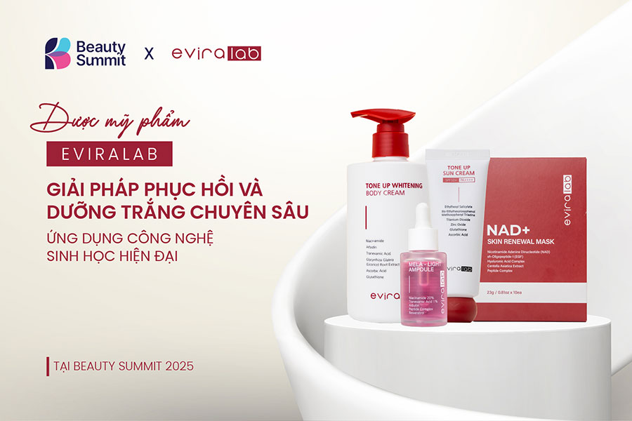 EviraLab – Tiên phong mỹ phẩm y khoa Hàn Quốc với công nghệ Biomimetic Peptides