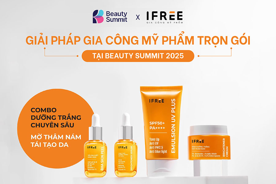 iFree Beauty – Giải pháp gia công mỹ phẩm trọn gói tại Beauty Summit 2025