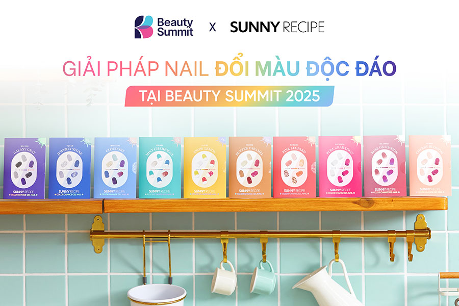 Sunny Recipe – Giải pháp nail đổi màu độc đáo tại Beauty Summit 2025 Sunny Recipe – Giải pháp nail đổi màu độc đáo tại Beauty Summit 2025