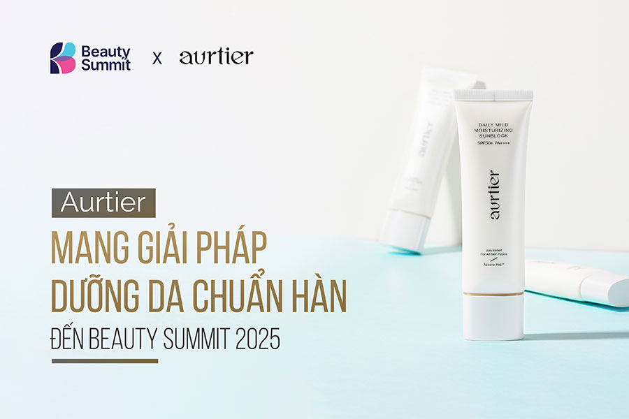 Aurtier mang giải pháp dưỡng da chuẩn Hàn đến Beauty Summit 2025 