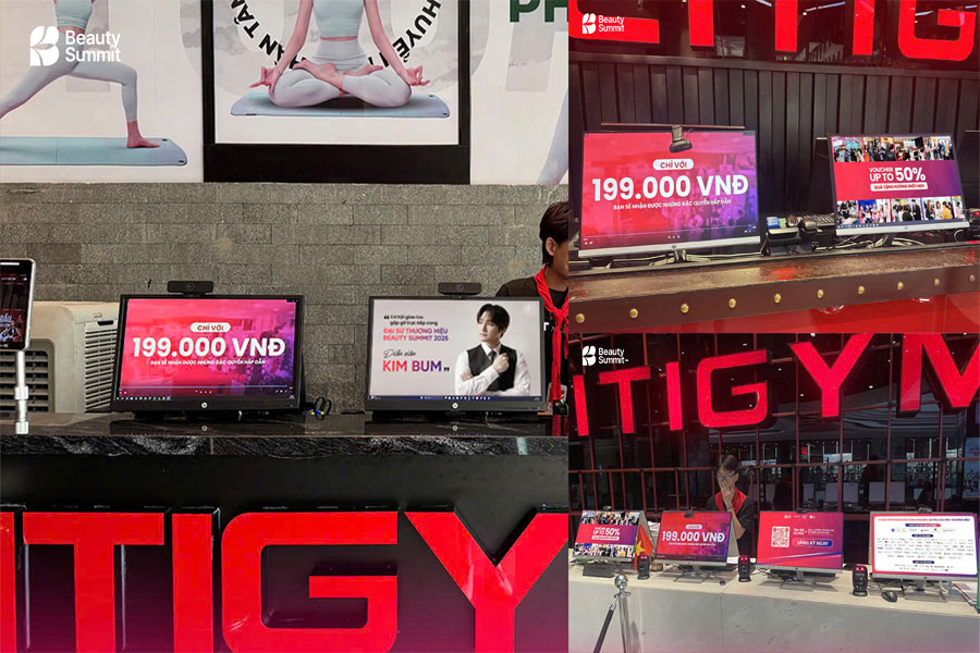 Beauty Summit 2025 phủ sóng hệ thống LED tại Citigym