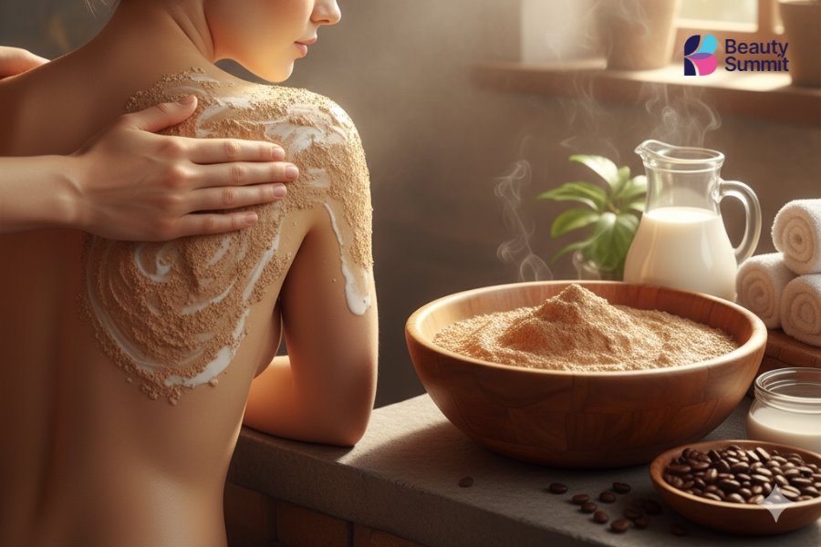 Tắm trắng bằng sữa tươi v&agrave; b&atilde; c&agrave; ph&ecirc;