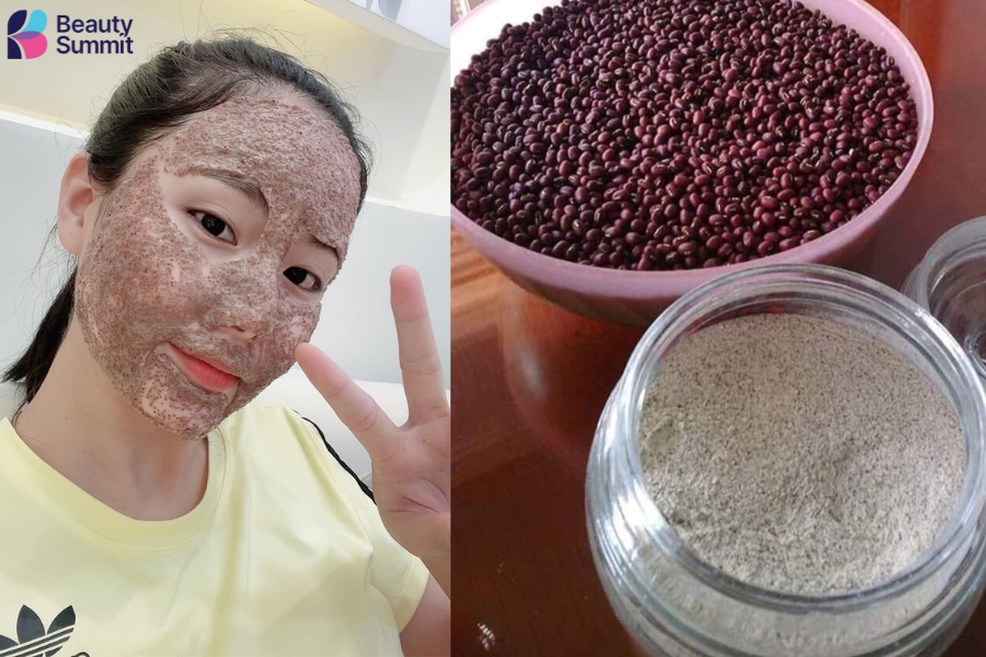 Bột đậu đỏ có làm trắng da không? Thời gian bao lâu? 1 liệu trình dùng bột đậu đỏ để trắng da