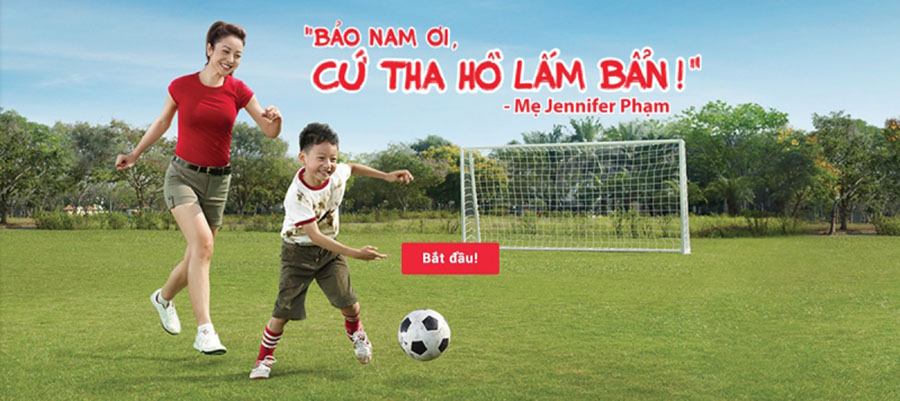 Ngại g&igrave; vết bẩn, một trong c&aacute;c chiến dịch pr th&agrave;nh c&ocirc;ng ở việt nam