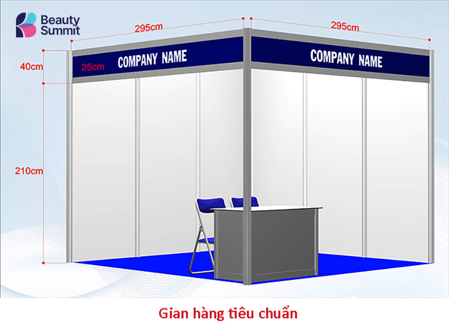 quy chuẩn của gian hàng tiêu chuẩn