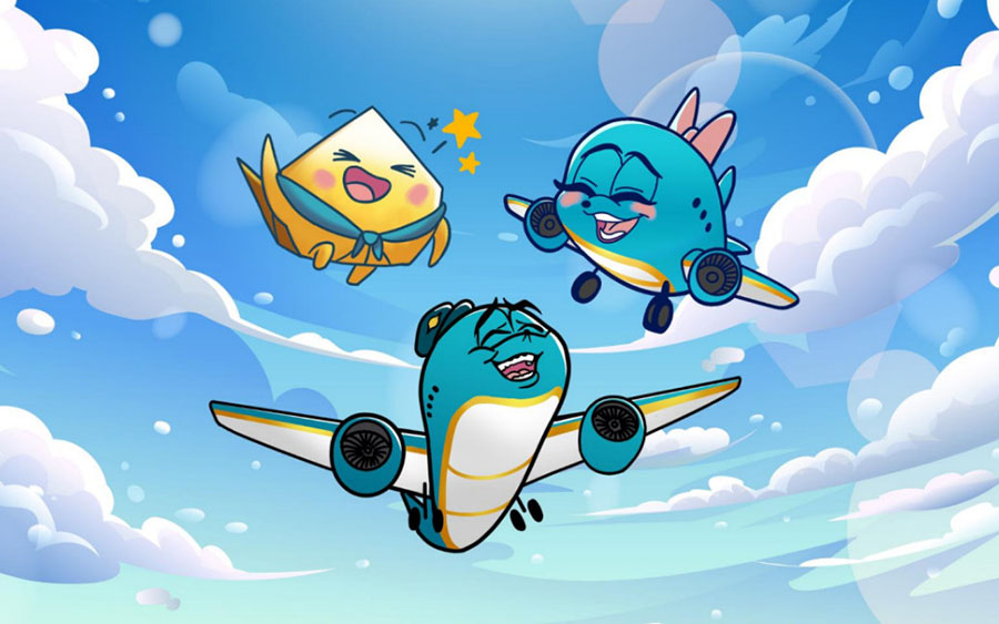 Linh vật thương hiệu của Vietnam Airlines