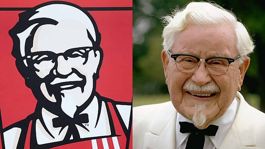Colonel Sanders đại diện cho KFC