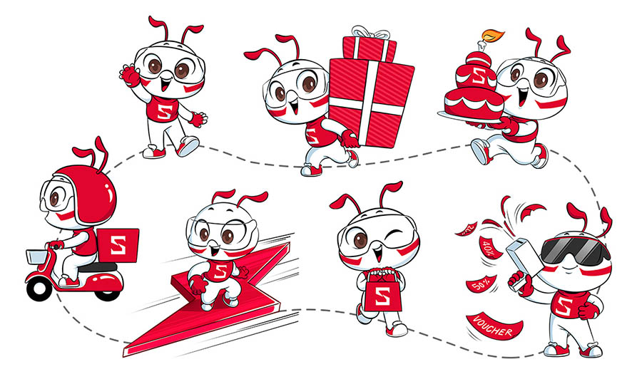 S-Ant Brand Mascot của CellphoneS