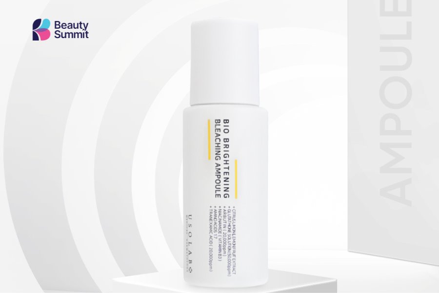 TOP 5 Loại Serum dưỡng trắng da, mờ thâm Tốt & An toàn 2 serum dưỡng trắng da USOLAB Brightening Bleaching Ampoule 50ml