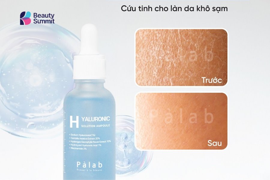 TOP 5 Loại Serum dưỡng trắng da, mờ thâm Tốt & An toàn 4 serum dưỡng trắng PALAB H Hyaluronic Solution Ampoule