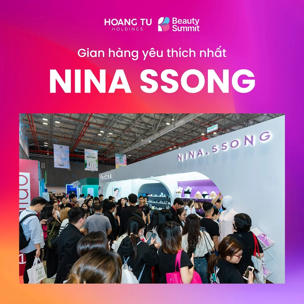 Nina SSong – Gian hàng yêu thích nhất Beauty Summit 2025