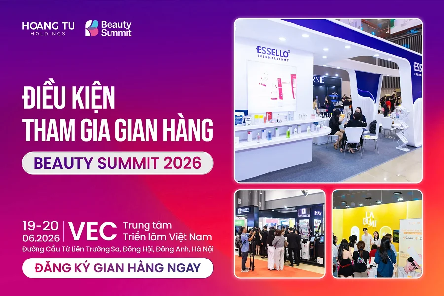 Điều kiện tham gia gian h&agrave;ng tại Beauty Summit 2026&nbsp;