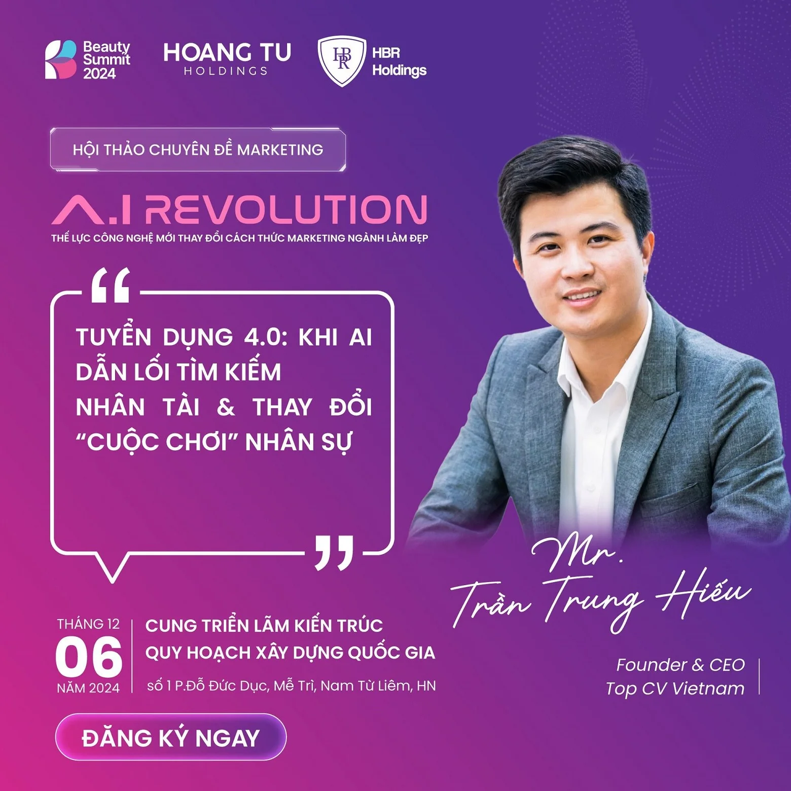 Mr. Trần Trung Hiếu - Beauty Summit