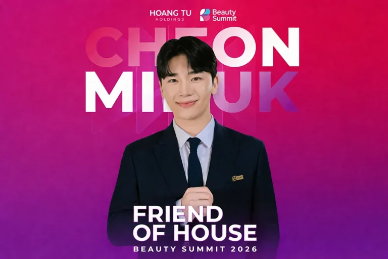 Cheon Minuk chính thức trở thành Friend Of House của Beauty Summit 2026