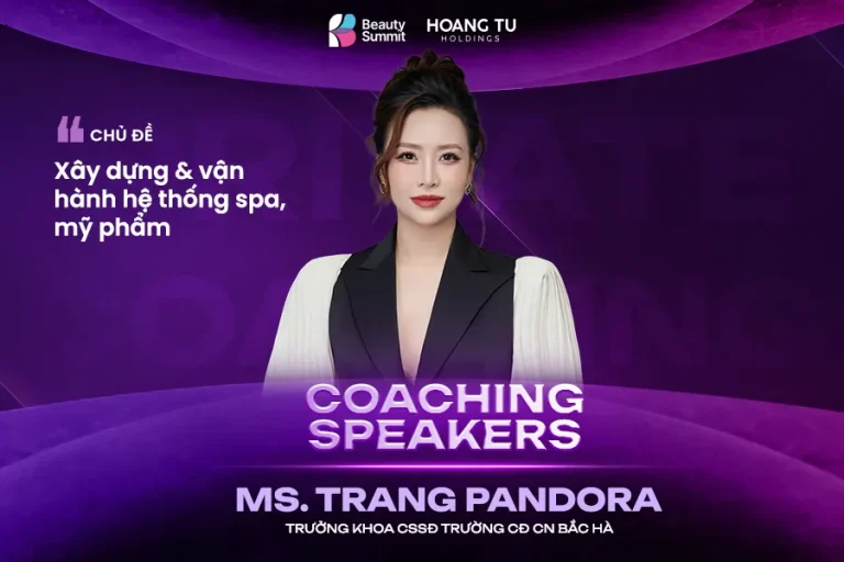 Ms. Trang Pandora – Chuyên gia đào tạo hơn 30.000 chủ spa sẽ chia sẻ tại Beauty Summit 2026