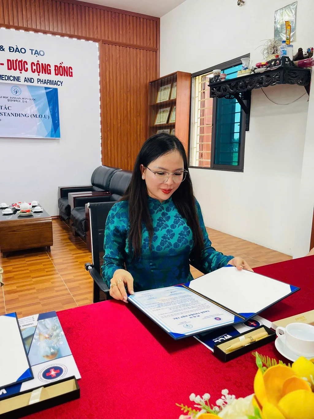 Thạc sĩ Vũ Thị Thảo - Hiệu trưởng trường Cao Đẳng Y Dược Cộng Đồng