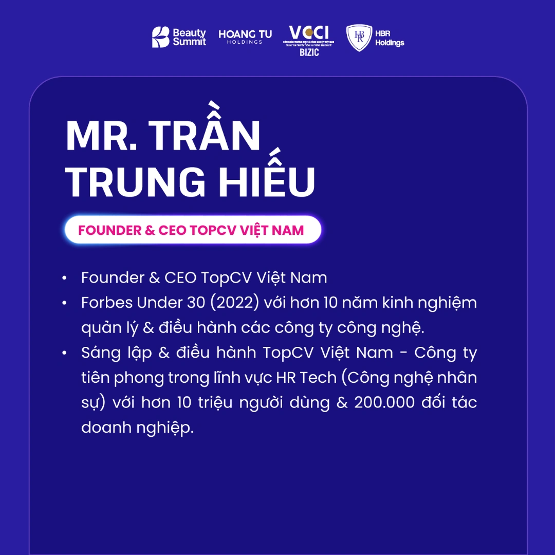 th&agrave;nh tựu của Mr. Trần Trung Hiếu