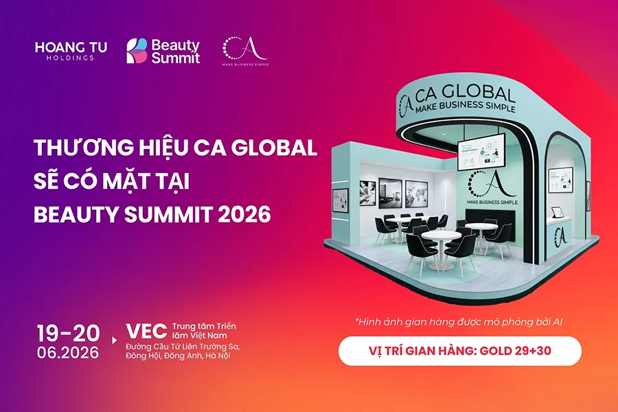 CA Global tại Beauty Summit 2026: Khi năng lực phân phối trở thành dấu ấn khác biệt 5 gian caglobal
