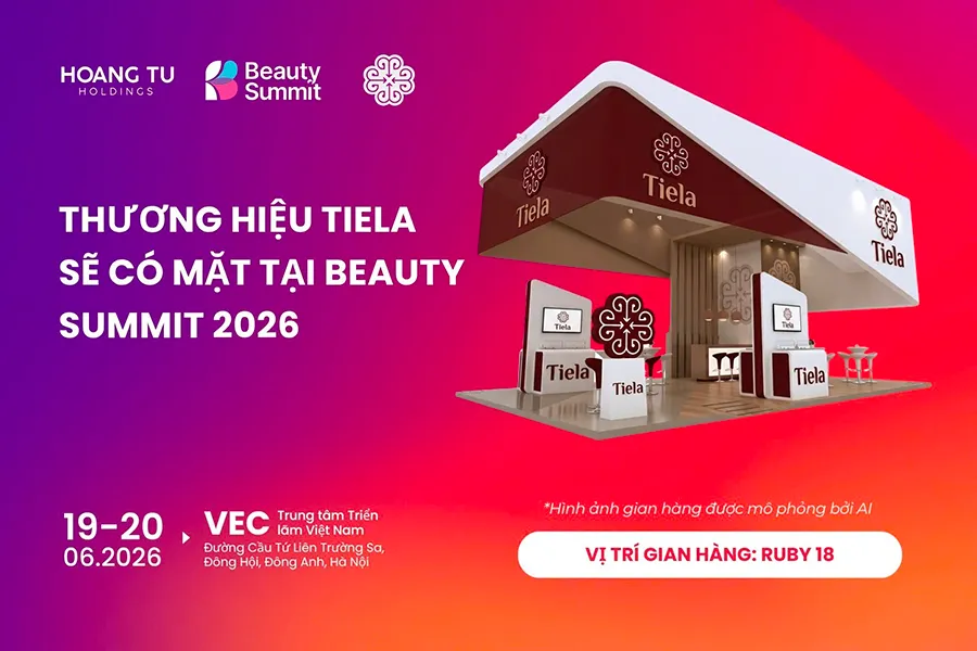 TIELA chính thức góp mặt tại Beauty Summit 2026 5 gian tiela