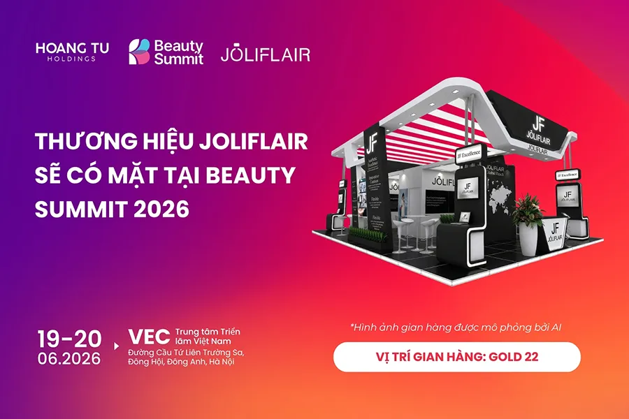 JOLIFLAIR – Nhà máy sản xuất nước hoa lần đầu tiên có mặt tại Beauty Summit 2026 5 jolli gian