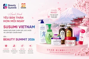 Susumi VietNam mang giải pháp chăm sóc sức khỏe và làm đẹp chuẩn nhật đến Beauty Summit 2026