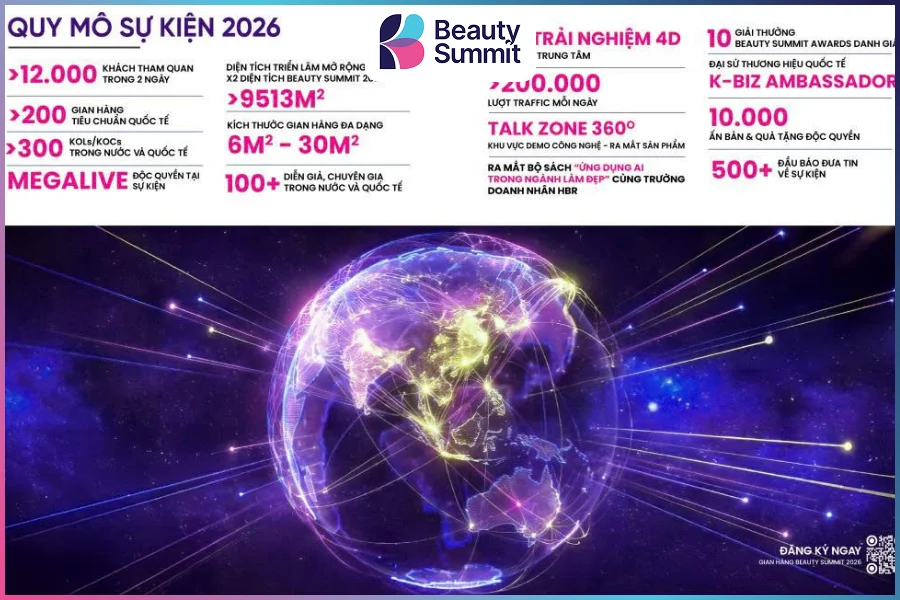 Beauty Summit 2026 &mdash; Những con số đ&aacute;ng suy nghĩ