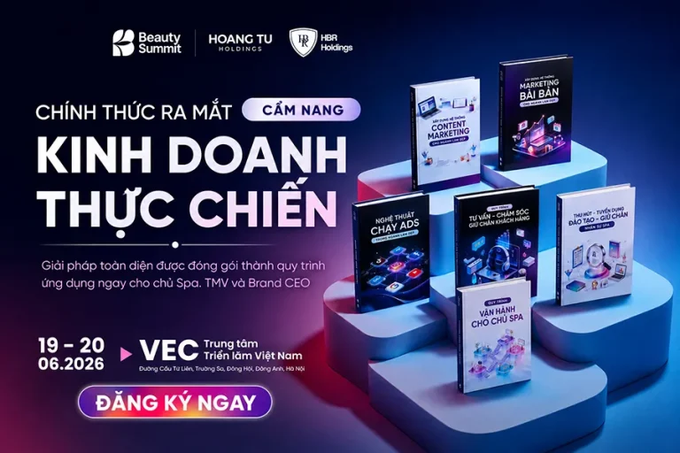 Giải pháp mới cho doanh nghiệp chính thức ra mắt: Bộ cẩm nang kinh doanh thực chiến dành riêng cho ngành làm đẹp