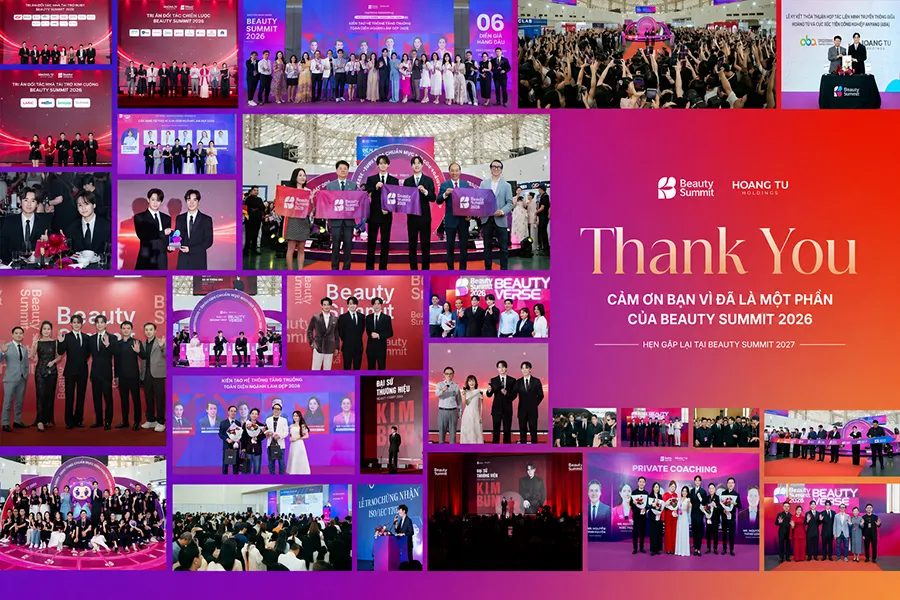 Lời cảm ơn từ ban tổ chức Beauty Summit 2026