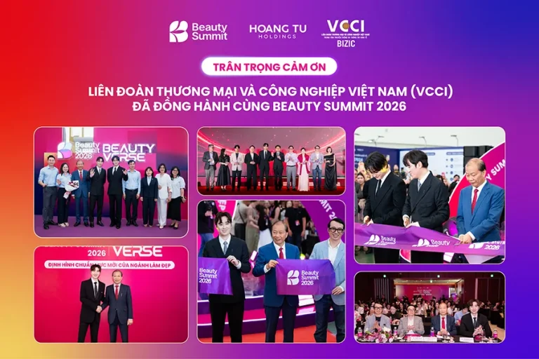 Beauty Summit 2026 trân trọng cảm ơn sự đồng hành của Liên đoàn Thương mại và Công nghiệp Việt Nam