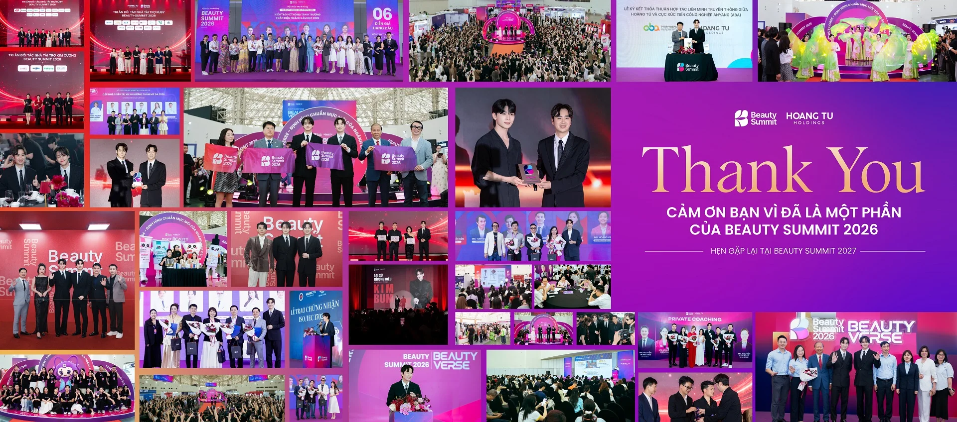 Lời cảm ơn sau triển lãm Beauty Summit 2026