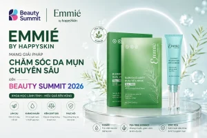 Emmié by HappySkin mang giải pháp chăm sóc da mụn chuyên sâu đến Beauty Summit 2026