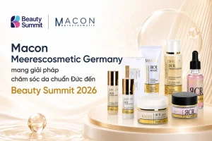 Beauty Summit 2026 đón nhận giải pháp chăm sóc da chuẩn Đức từ MACON Meerescosmetic Germany