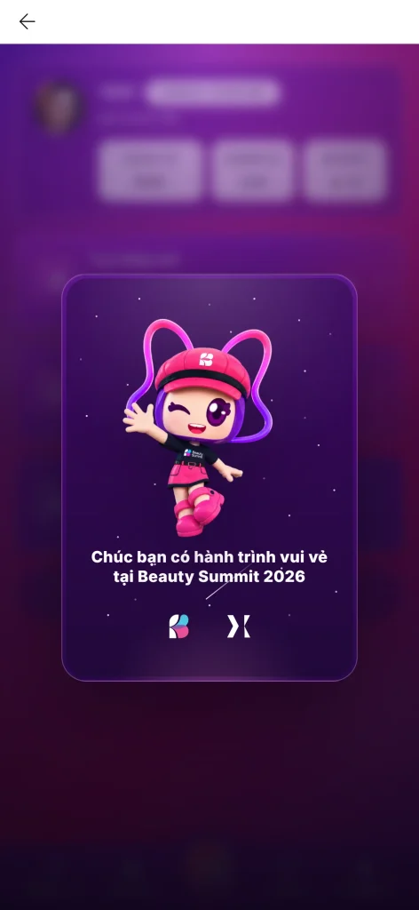 Chúc bạn có hành trình vui vẻ tại Beauty Summit