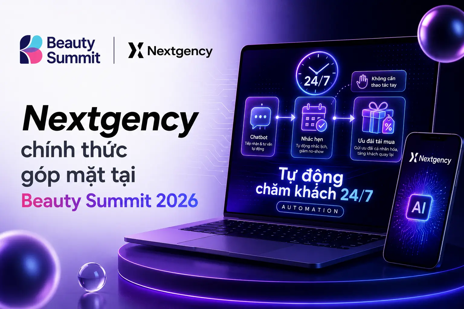 Beauty Summit 2026 tiếp tục mở rộng hệ sinh thái thương hiệu và đối tác chiến lược