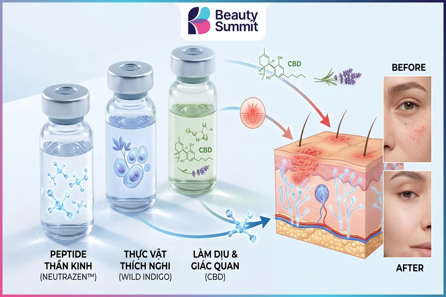 Các hoạt chất chủ lực trong Neurocosmetics
