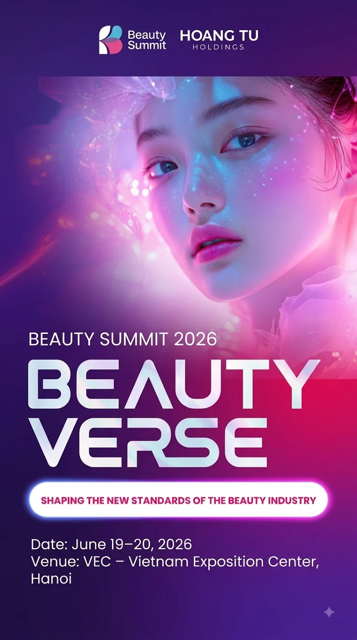 Beauty Summit 2026 tại Trung tâm Triển lãm VEC Đông Anh, Hà Nội