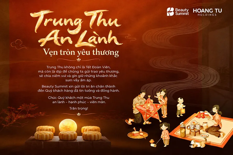 Beauty Summit chúc mừng Tết Trung Thu 2026 – Trọn vẹn đoàn viên, kết nối tương lai