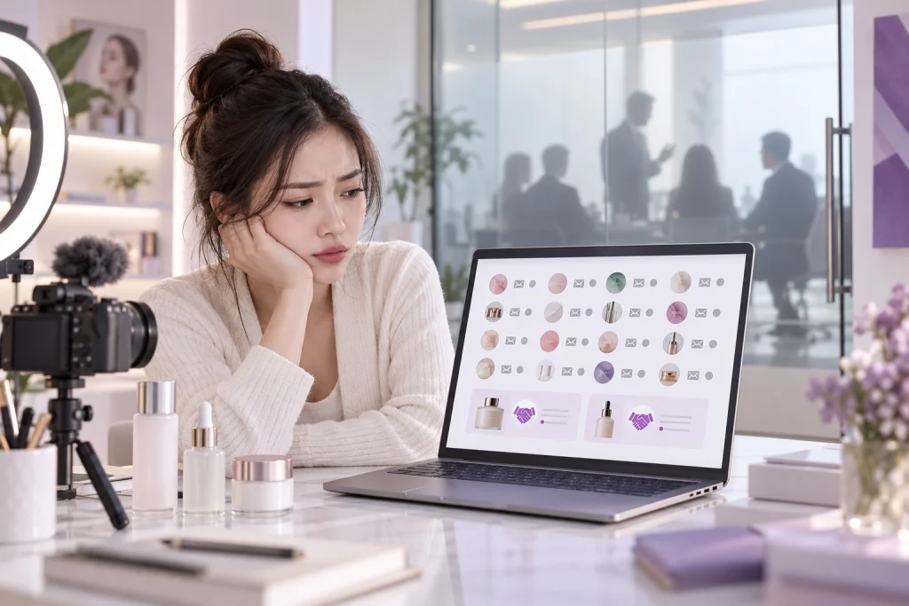 Nhóm KOL, KOC, Beauty Blogger 2 KOL và Beauty Creator trải nghiệm mỹ phẩm thực tế tại sự kiện
