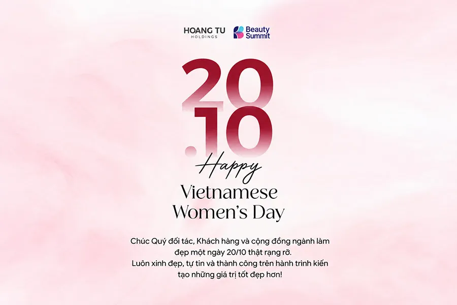 Beauty Summit chúc mừng Ngày Phụ nữ Việt Nam 20/10