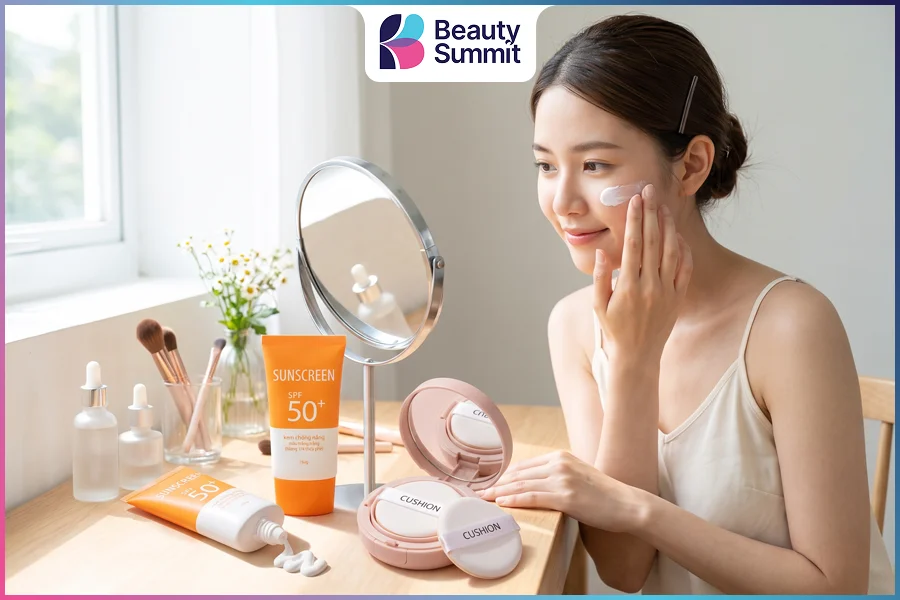 Dùng cushion có cần kem chống nắng không?