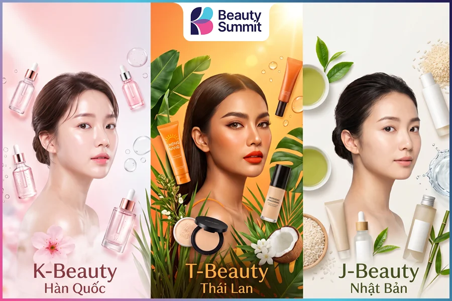 T-Beauty khác K Beauty và J Beauty như thế nào?